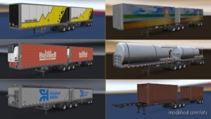 B-Double Trailers In Freight Market for American Truck Simulator