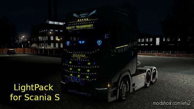 Light Pack For Scania S for Euro Truck Simulator 2