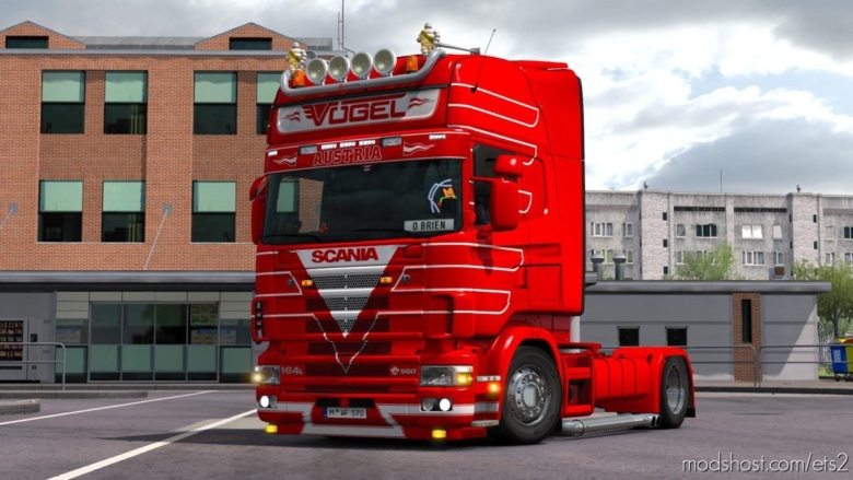 Scania V8 Deep Crackle Sound [1.38] for Euro Truck Simulator 2
