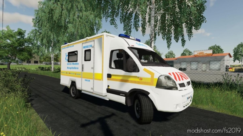 Ambulance Samu for Farming Simulator 19