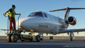 MSFS 2020 Livery Mod: Cessna CJ4 Loganair (Image #4)