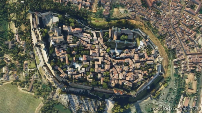 CITé DE Carcassonne, Walled City for Microsoft Flight Simulator 2020