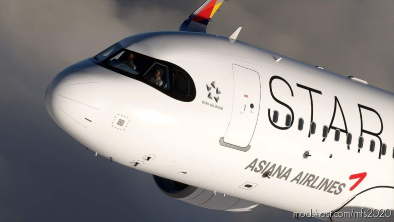 Asiana Star Alliance Special Livery For A320 And B787 for Microsoft Flight Simulator 2020