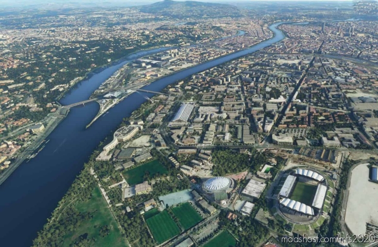 Lyon Landmarks for Microsoft Flight Simulator 2020