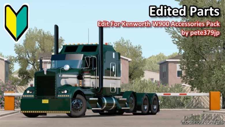 Edit For Kenworth W900 Accessories Pack (V1.2) for American Truck Simulator