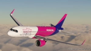 MSFS 2020 Livery Mod: A320 Neo Wizz AIR (Ha-Lja) 8K (Image #2)