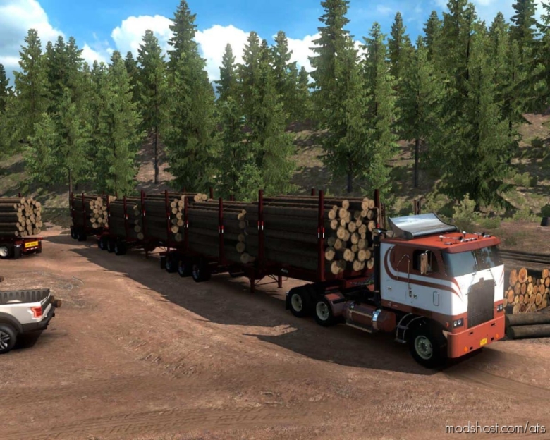 Arctic Logs Trailers [1.38] for American Truck Simulator
