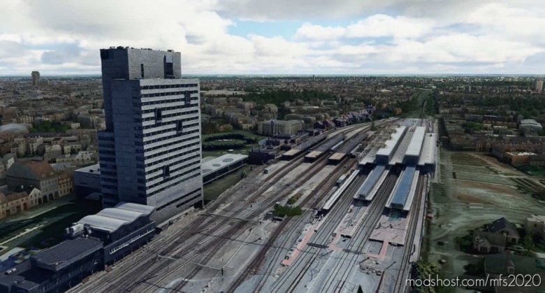 Gent-Sint-Pieters Station, Ghent Belgium V0.8 for Microsoft Flight Simulator 2020