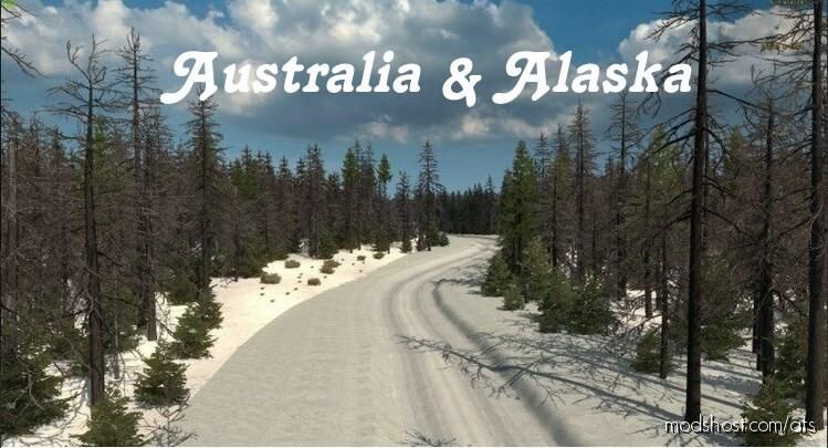 Australia & Alaska Map [1.38] for American Truck Simulator