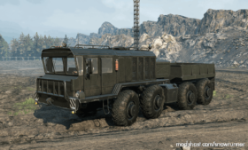 SnowRunner Truck Mod: Kzkt-74286 V1.0.2 (Image #7)