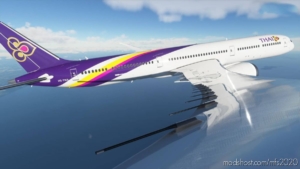 MSFS 2020 Livery Mod: Thai Airways 787-10 (Image #2)