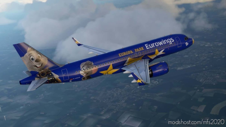 Eurowings’ “Europa Park” (D-Abdq) for Microsoft Flight Simulator 2020