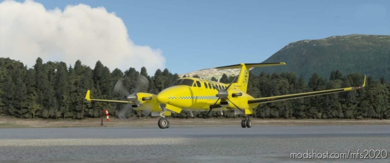 Norsk Luftambulansetjenesten HF King AIR 350I Repaint V1.02 for Microsoft Flight Simulator 2020