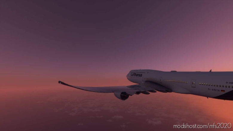 Lufthansa NEW Livery 747-8I (8K) for Microsoft Flight Simulator 2020