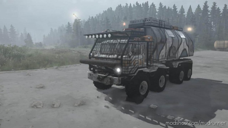 GAZ 67RS Snegovik Truck for MudRunner