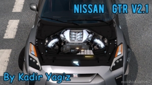 Nissan GTR R35 V2.1 Upgrade [1.38] for Euro Truck Simulator 2