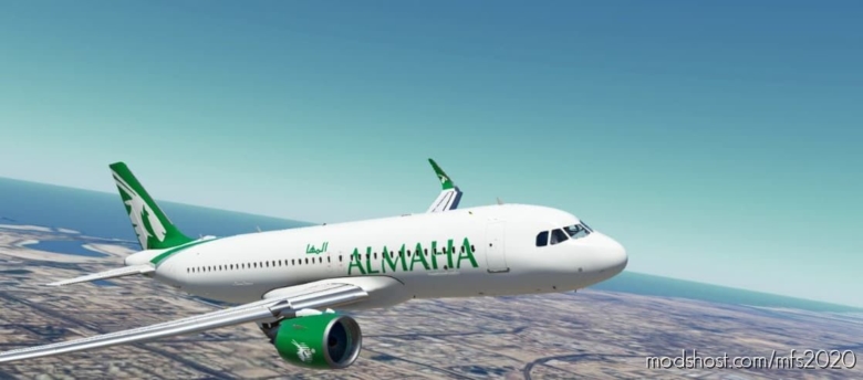 A32N AL Maha Airways for Microsoft Flight Simulator 2020
