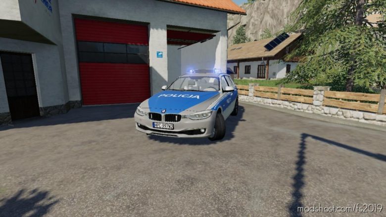 Radiowoz Policji BMW V1.1 for Farming Simulator 19