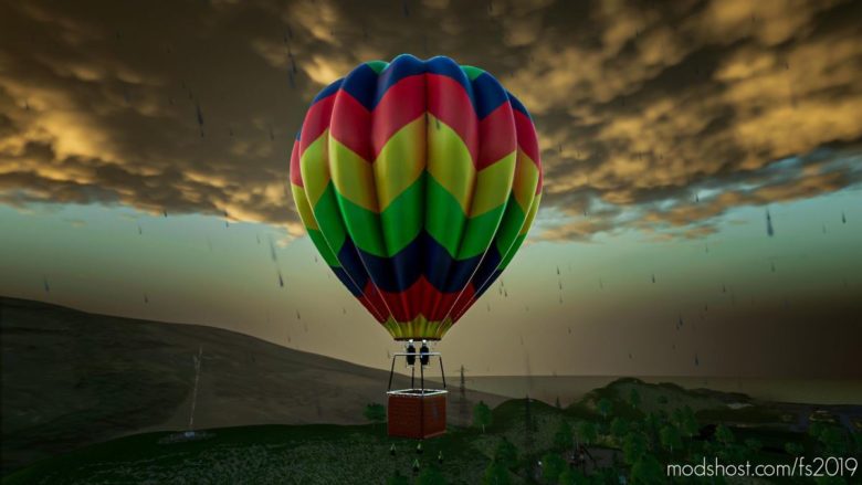 HOT AIR Balloon for Farming Simulator 19