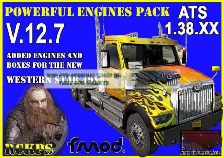 Pack Powerful Engines + Gearboxes V12.7 [1.38.X] for American Truck Simulator