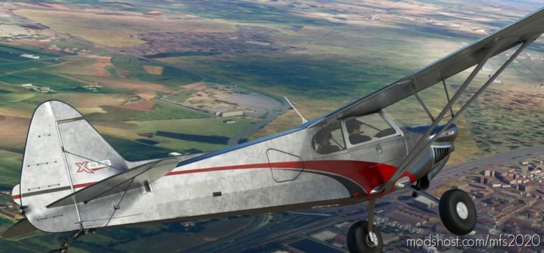 X-Cub Galvanised Bare Steel for Microsoft Flight Simulator 2020