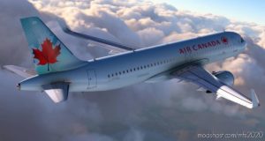 MSFS 2020 Mod: 8K Livery AIR Canada A320 NEO ICE Blue Livery (Image #2)