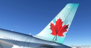 MSFS 2020 Mod: 8K Livery AIR Canada A320 NEO ICE Blue Livery (Image #3)