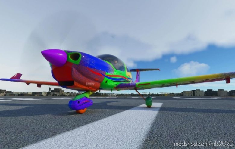 Diamond Da40-Ng “Harlequin” for Microsoft Flight Simulator 2020