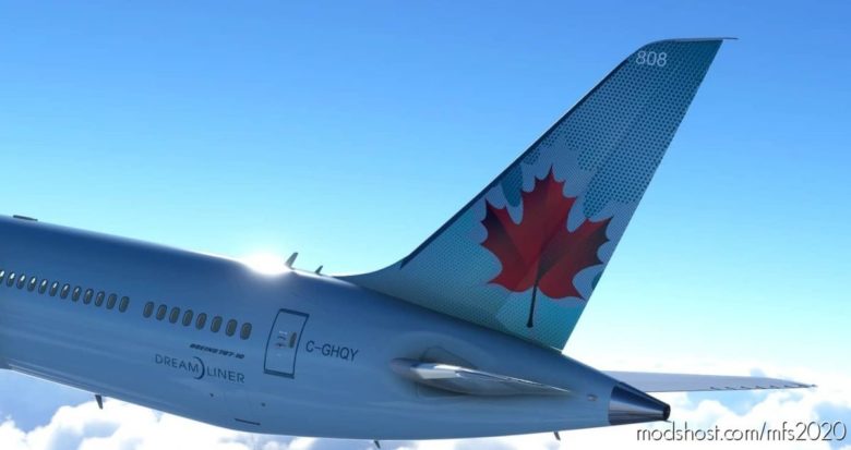 [4K&8K Mixed] AIR Canada ICE Blue Livery For B787 for Microsoft Flight Simulator 2020