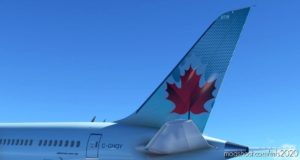 MSFS 2020 Mod: 4K&8K Mixed AIR Canada ICE Blue Livery For B787 (Image #4)
