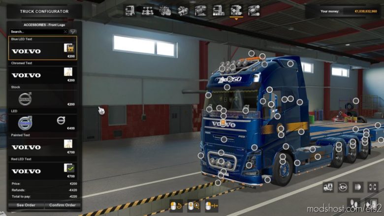 Volvo FH16 2012 Mega Mod By Rpie V1.38.1.15 for Euro Truck Simulator 2