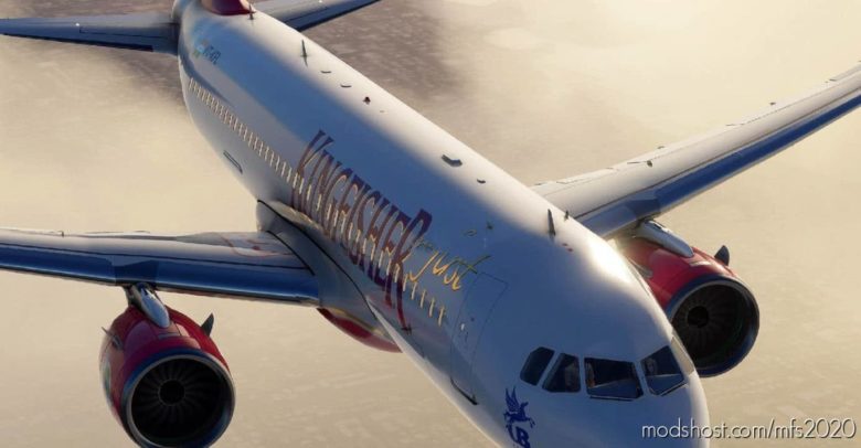 Kingfisher Airlines (Livery) 8K for Microsoft Flight Simulator 2020