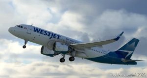 MSFS 2020 Mod: 8K Livery Westjet NEW Livery For A320 NEO (Image #3)