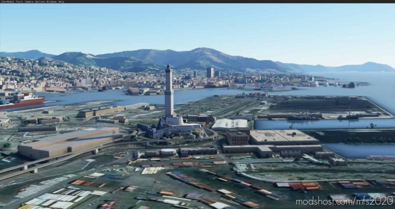 Lanterna – Genoa Lighthouse Near Limj for Microsoft Flight Simulator 2020