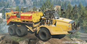 SnowRunner Vehicle Mod: Enhanced CAT 745C “Wendigo” M181 V1.0.2 (Image #3)