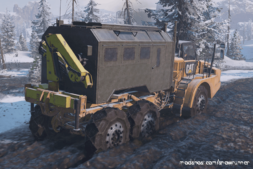 SnowRunner Vehicle Mod: Enhanced CAT 745C “Wendigo” M181 V1.0.2 (Image #4)