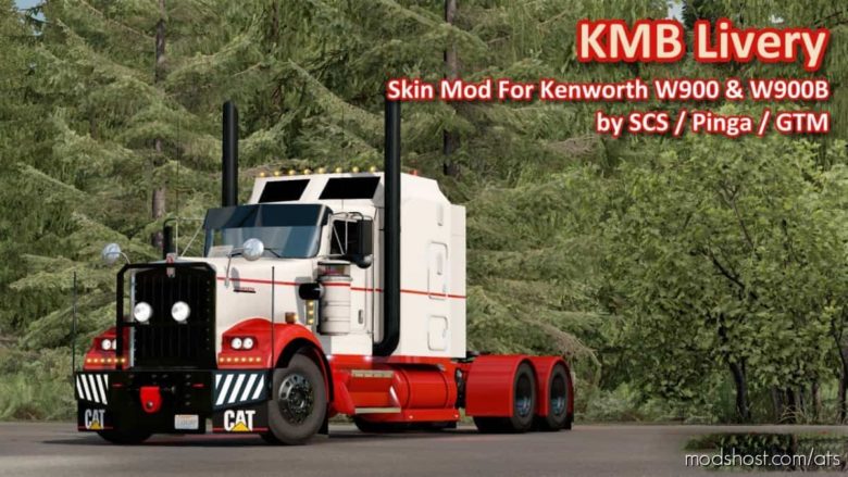 KMB Livery For Kenworth W900 V1.1 for American Truck Simulator