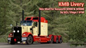 ATS Skin Mod: KMB Livery For Kenworth W900 V1.1 (Image #2)