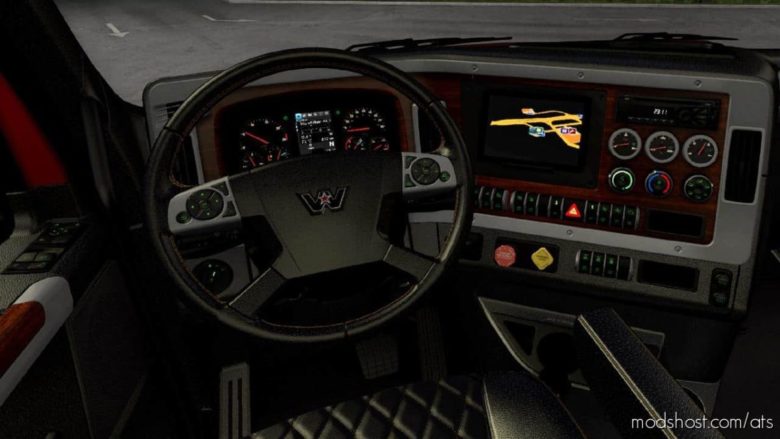 Dark Interior For Western Star 49X for American Truck Simulator