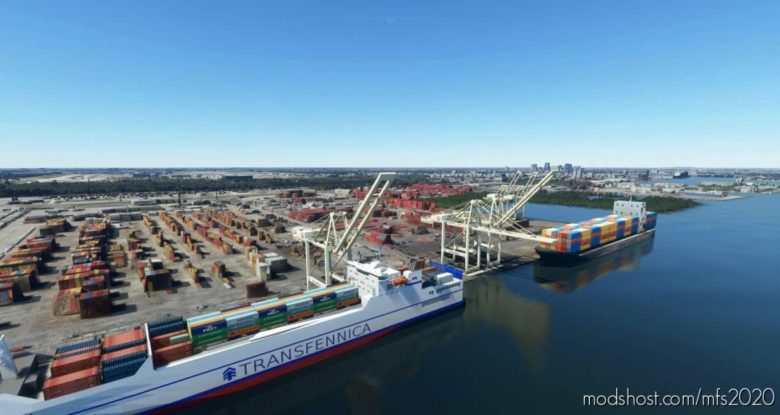 Kfll Port Ships And Cranes for Microsoft Flight Simulator 2020