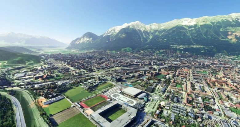 Innsbruck Austria Scenery Photogrammetry for Microsoft Flight Simulator 2020