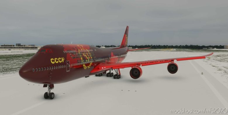 Boeing 747 Livery – Soviet Union (Cccp) (Ussr) for Microsoft Flight Simulator 2020