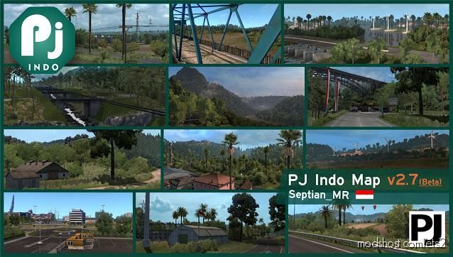 PJ Indo Map V2.7 Beta for Euro Truck Simulator 2