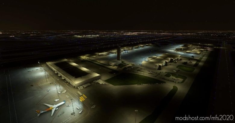 Chicago O’Hare – South East Cargo Ramp – Lighting Improvement V0.2 for Microsoft Flight Simulator 2020