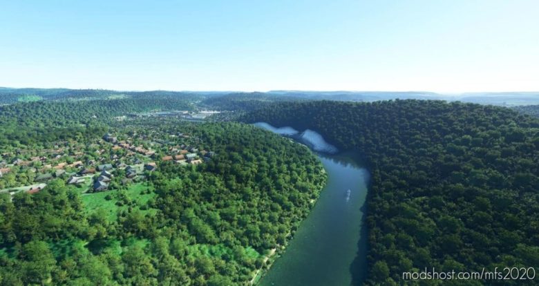 Water Elevation FIX For The Well-Known Saarschleife (Saar Loop) In Germany V0.1.0 for Microsoft Flight Simulator 2020
