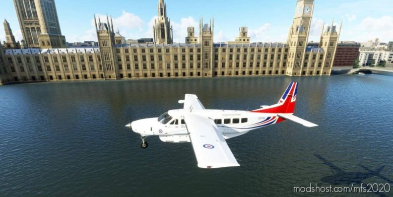 208B Cessna Caravan – Royal AIR Force (RAF) Voyager Vespina for Microsoft Flight Simulator 2020