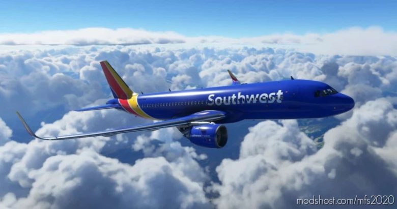 Southwest Airlines Livery for Microsoft Flight Simulator 2020