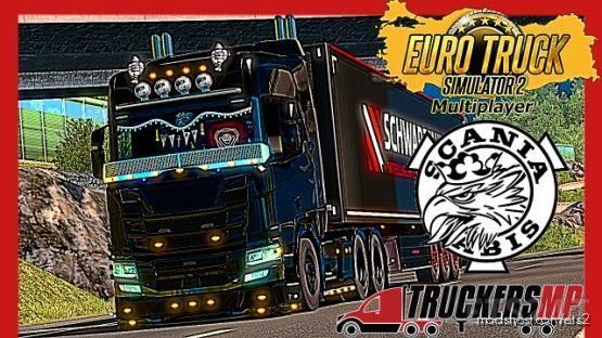 Scania R 2016 Custom Tuning For Multiplayer [Truckersmp] for Euro Truck Simulator 2