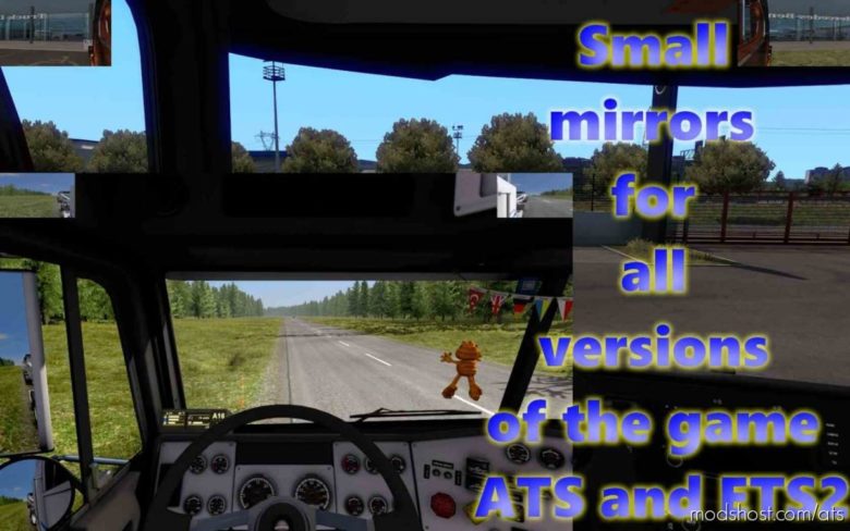 Small Mirrors For ALL Version ATS for American Truck Simulator