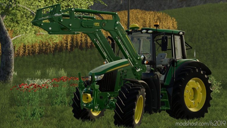 John Deere 6M Series With 603R Front Loader for Farming Simulator 19